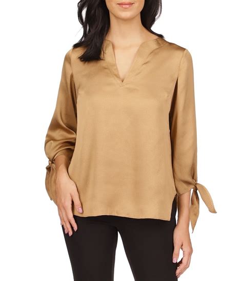 michael michael kors kelen textured blouse mens|Michael Kors blouse price.